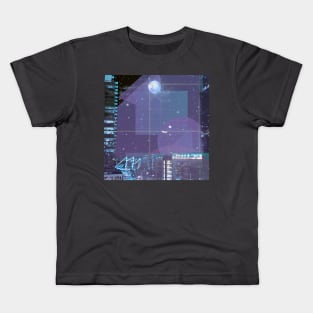 Aesthetic Night City San Diego Kids T-Shirt